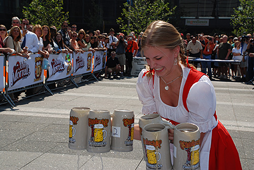 Oktoberfest i Cincinnati. 