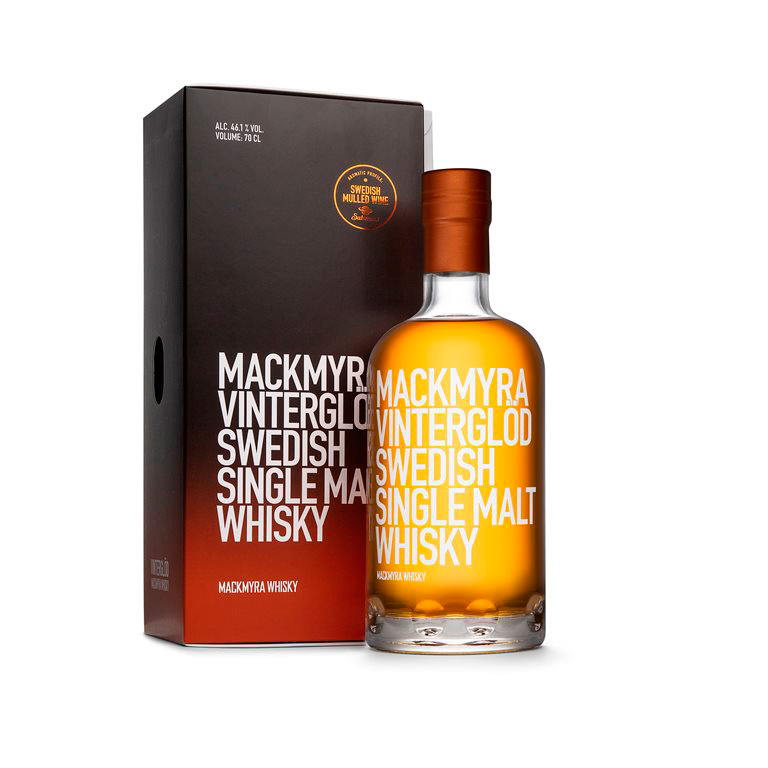 Mackmyra Vinterglöd whisky flaska med kartong