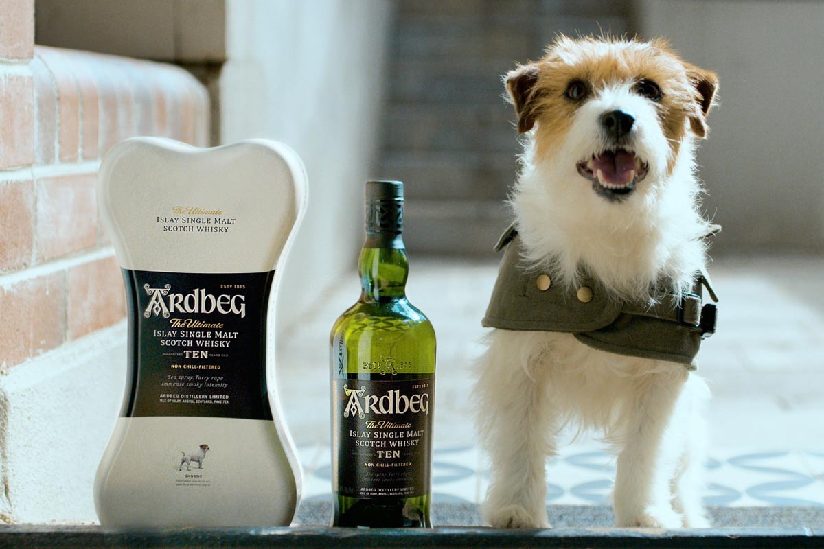 sandsynligt shilling falskhed Ardbegs hyllning till hunden Shortie - Allt om Whisky