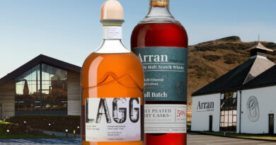 En rökig duell! Arran Heavily Peated vs Lagg Corriecravie