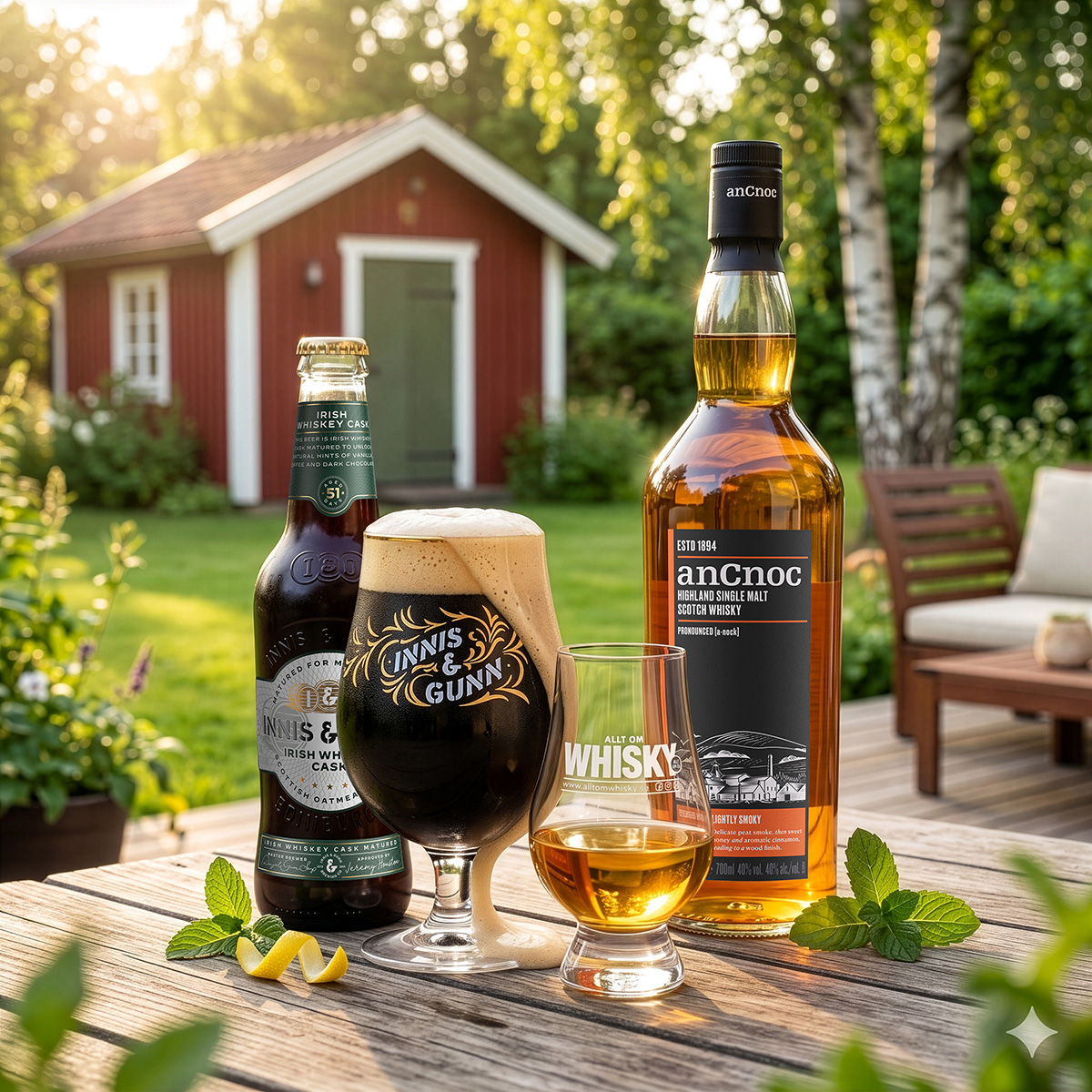 anCnoc Peated & Innis & Gunn